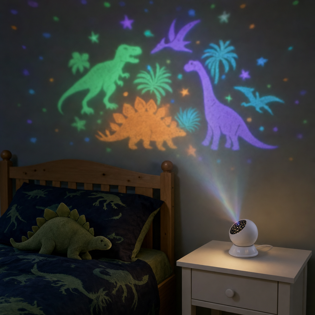 Dreamasaur™ Dinosaur Room Projector — Kids' Night Light